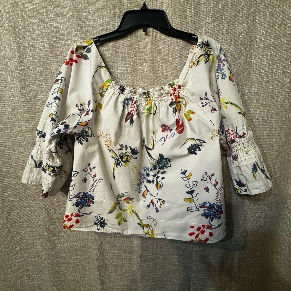 Tanya Taylor Stassi Floral Top size 6 but would fit up to size 10 - Picture 4 of 11